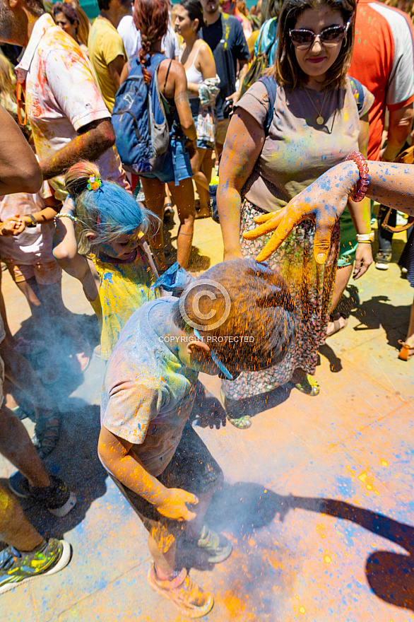 Holi - festival de los colores - Puerto de la Cruz