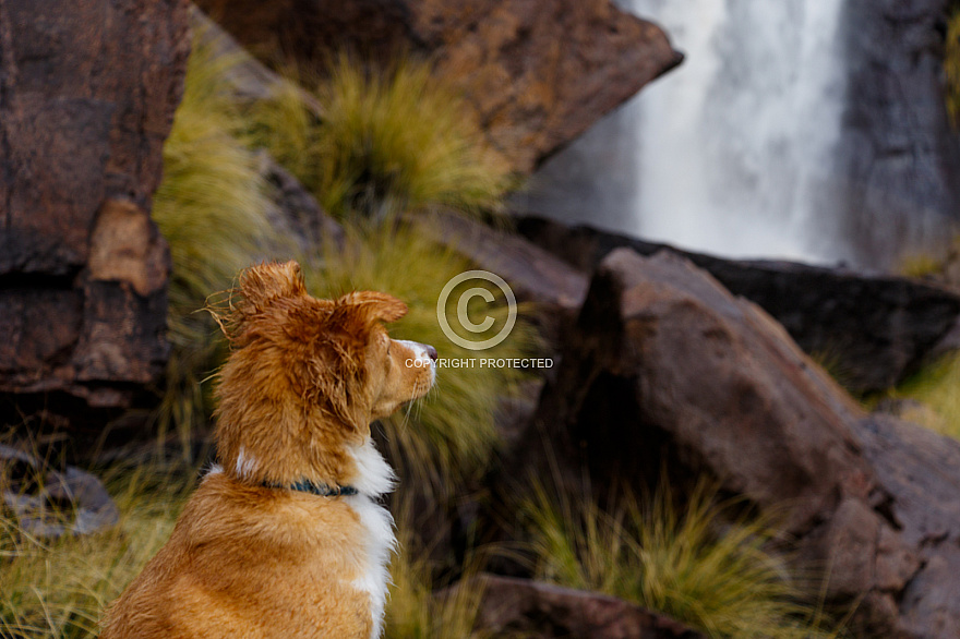 Charco Azul y arriba - Gran Canaria