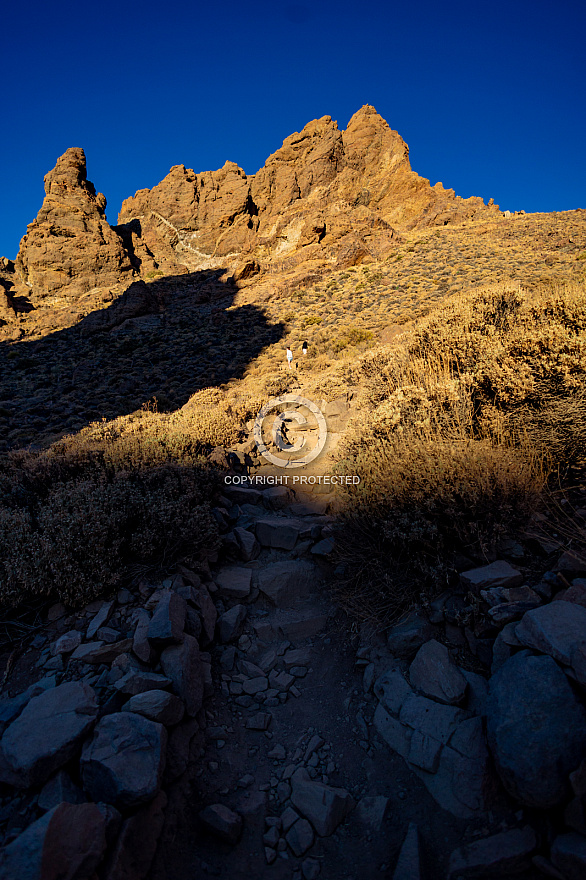 sendero roques de garcía - cañadas del teide - tenerife