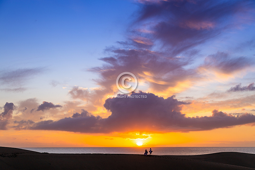 Dawn at Maspalomas Dunes