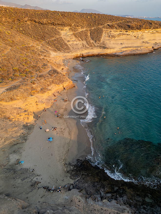 Playa Diego Hernández (spaghetti beach)