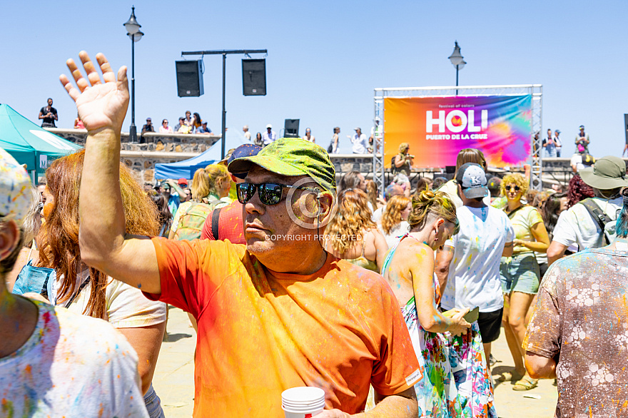 Holi - festival de los colores - Puerto de la Cruz