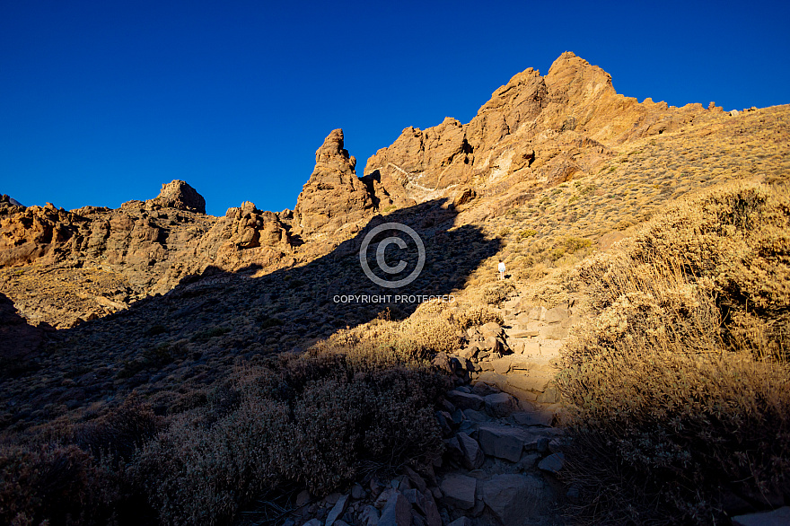 sendero roques de garcía - cañadas del teide - tenerife