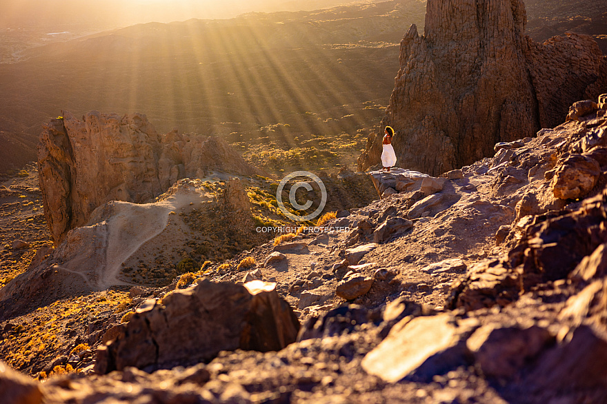 sendero roques de garcía - cañadas del teide - tenerife