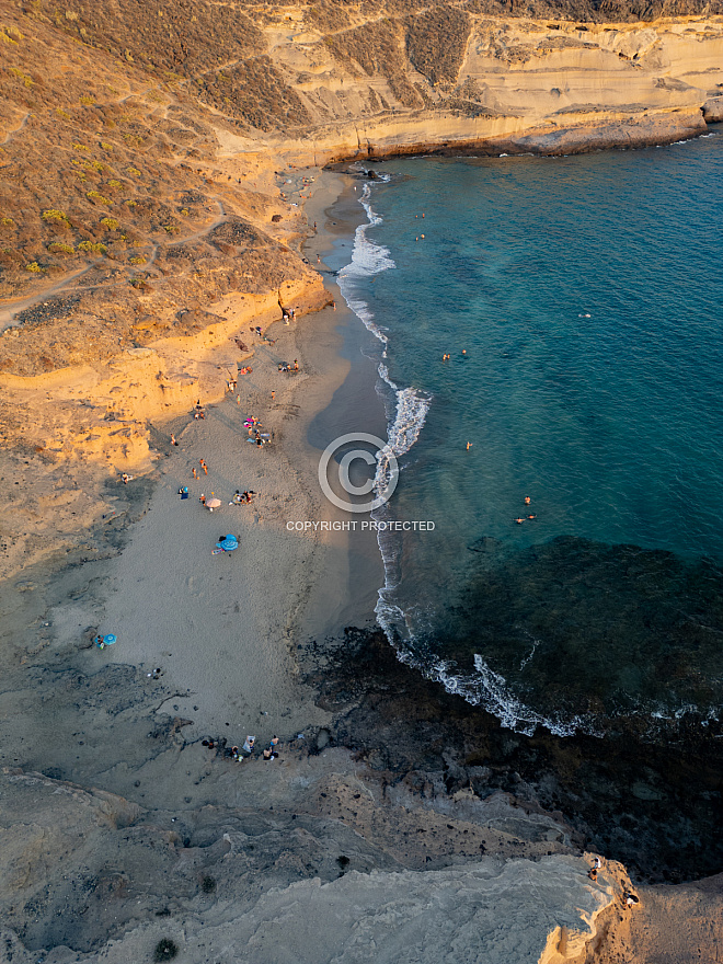 Playa Diego Hernández (spaghetti beach)