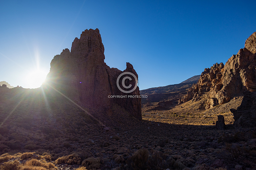 sendero roques de garcía - cañadas del teide - tenerife