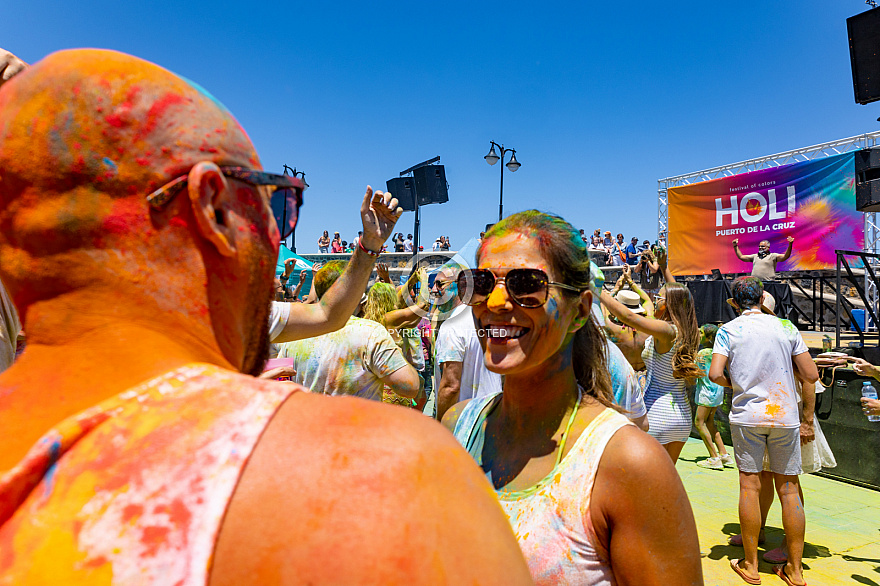 Holi - festival de los colores - Puerto de la Cruz