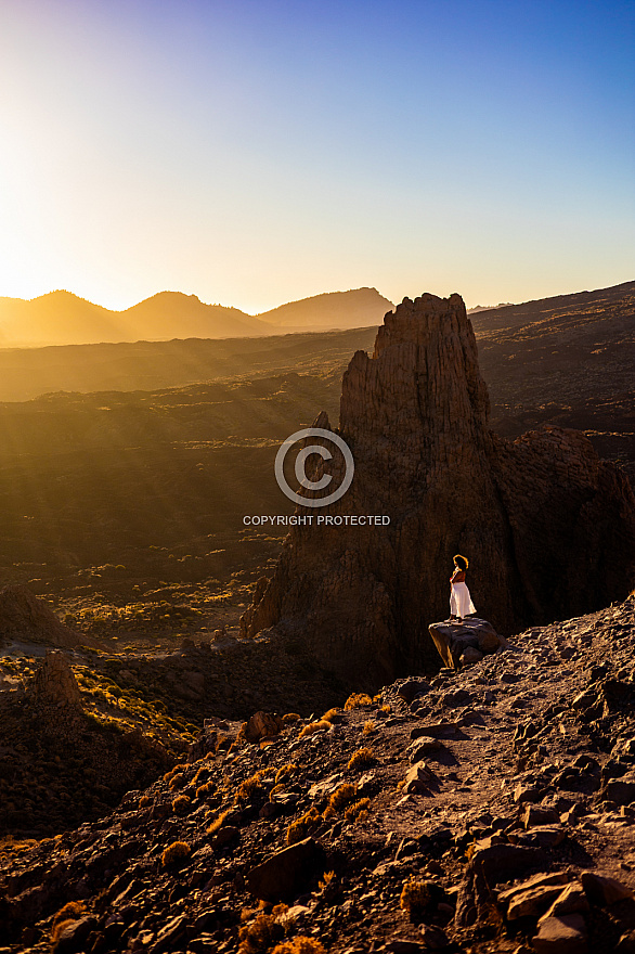 sendero roques de garcía - cañadas del teide - tenerife