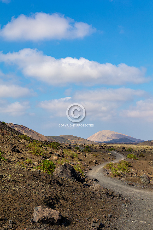 Montaña Colorada - Bombas de Lava - Lanzarote