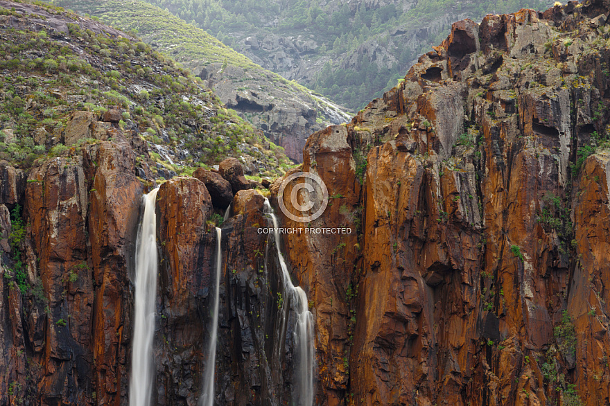 Charco Azul y arriba - Gran Canaria