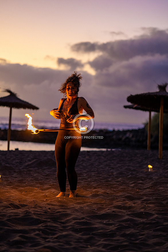 Fire Show - Valle Gran Rey - La Gomera