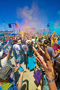 Holi - festival de los colores - Puerto de la Cruz