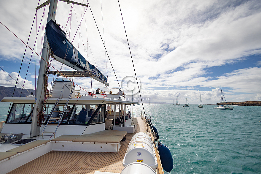 La Graciosa catamaran boat excursion