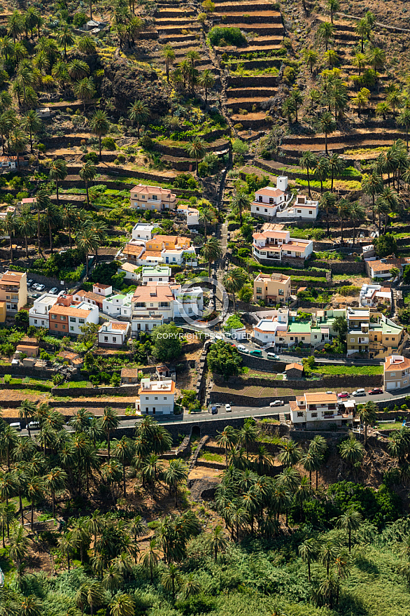 Desde el mirador de la Curva del Queso - Valle Gran Rey - La Gomera