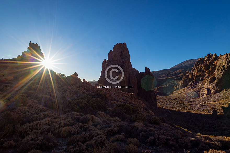 sendero roques de garcía - cañadas del teide - tenerife