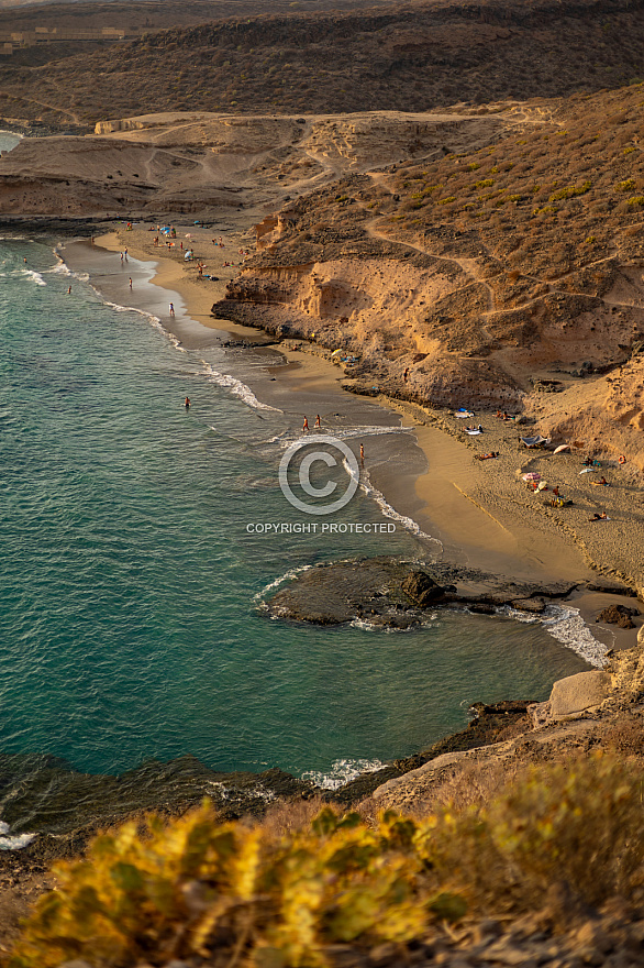 Playa Diego Hernández (spaghetti beach)