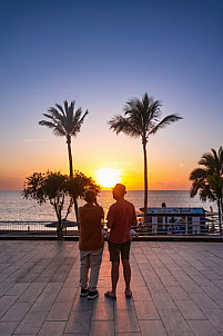 La Palma Puerto Naos Atardecer