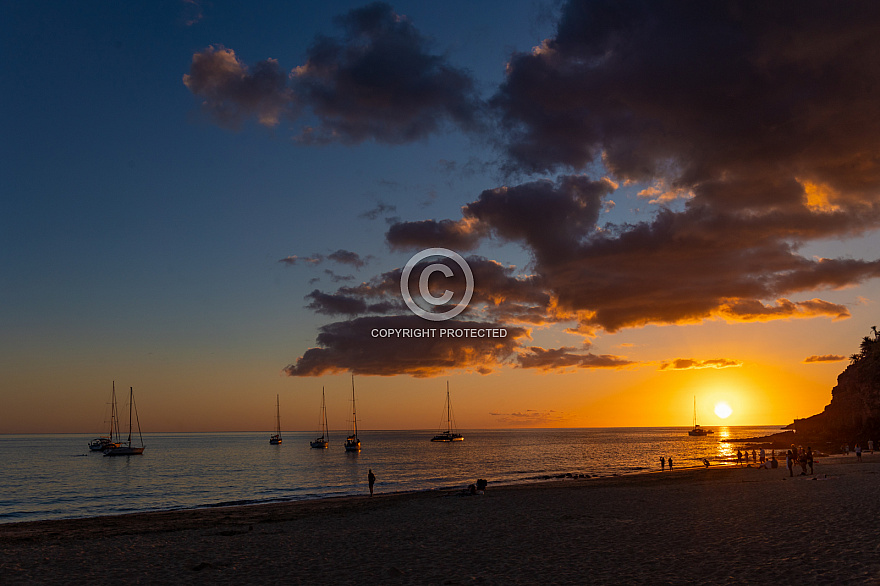 Atardecer en Morro Jable - fuerteventura