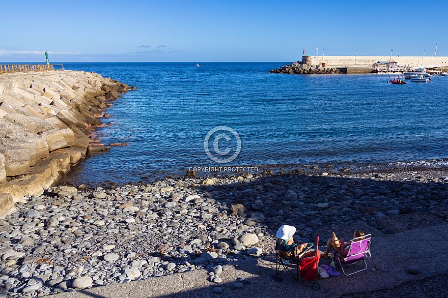 Puerto de Santiago en La Gomera