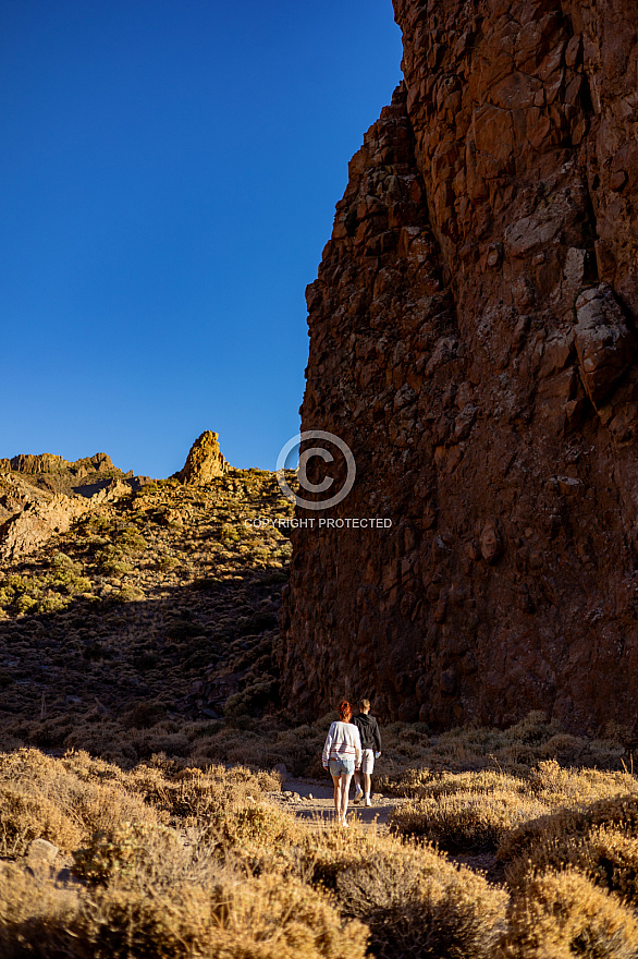 sendero roques de garcía - cañadas del teide - tenerife