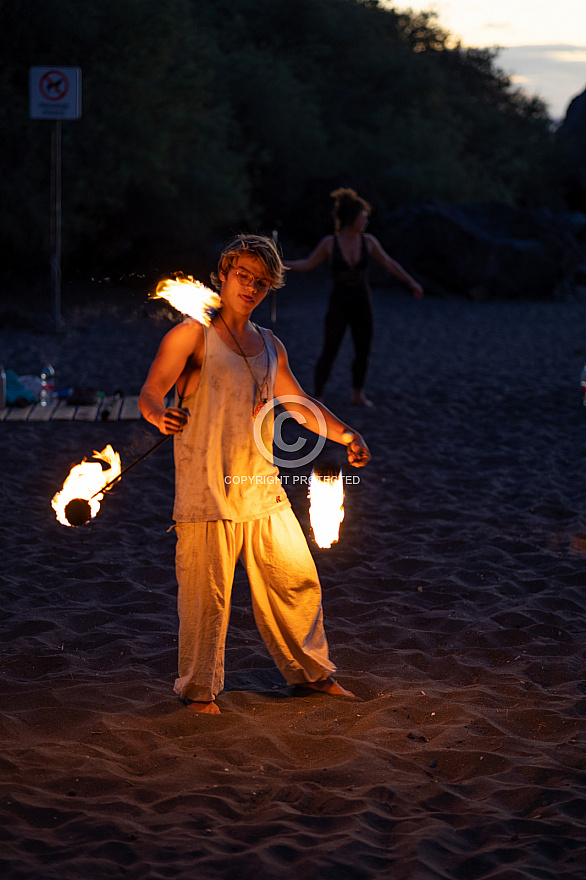 Fire Show - Valle Gran Rey - La Gomera