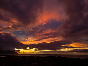 sunset frontera - el hierro