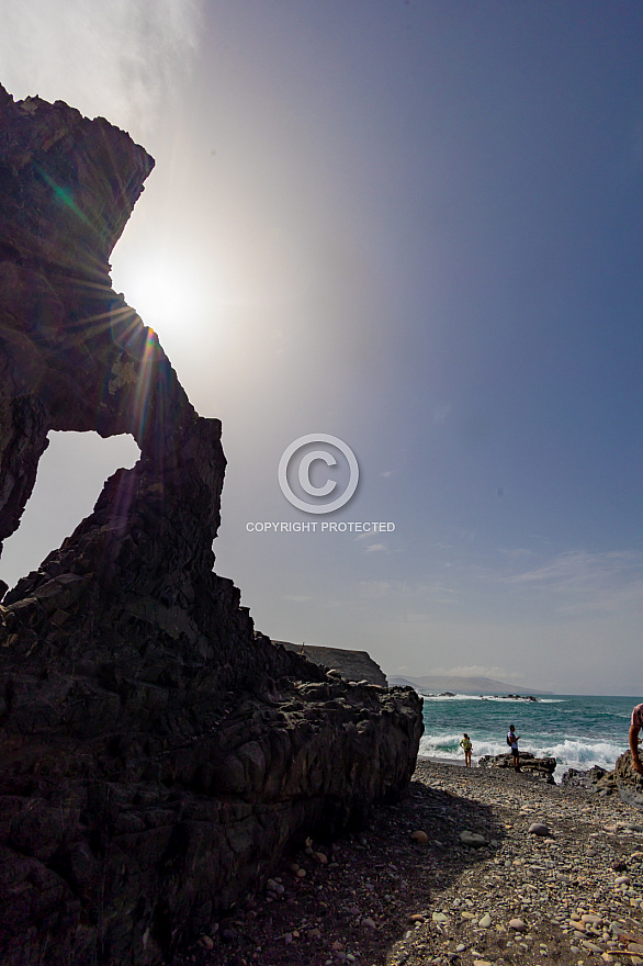 Playa Peña Horadada o Playa o Arco del Jurado - Fuerteventura