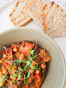 Ropa vieja vegetariana