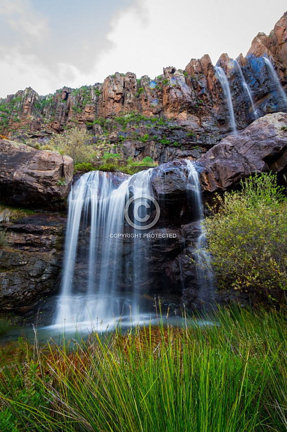 Charco Azul and surrounding area