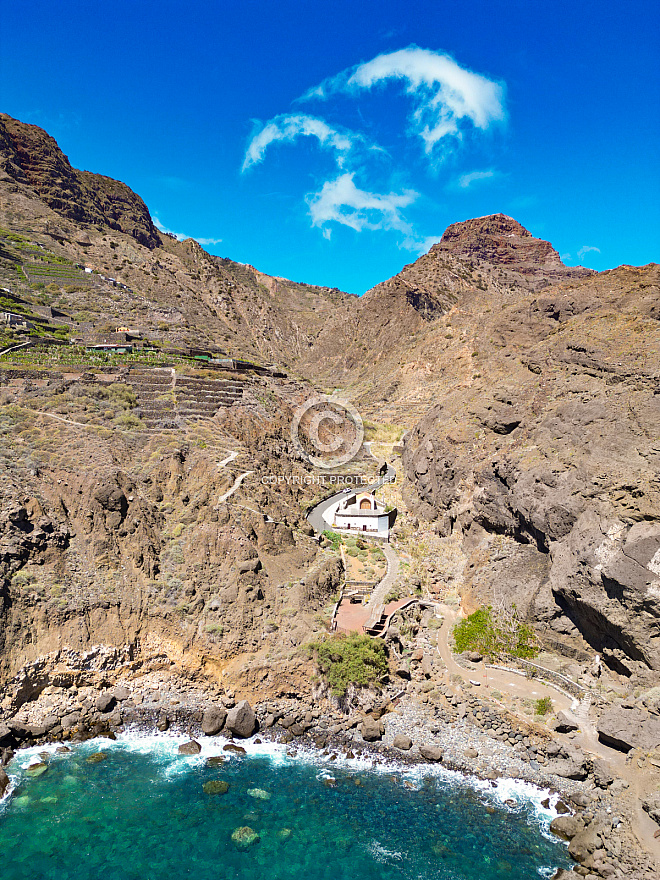 Ermita en la playa de San Marcos - Agulo - La Gomera