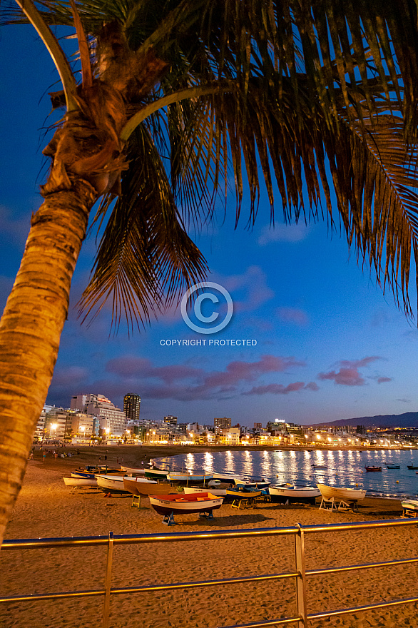 Las Canteras by night