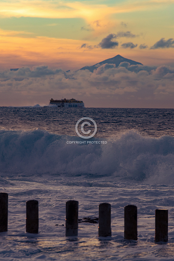 Sunset from Agaete