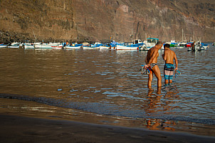 Playa de Las Vueltas La Gomera