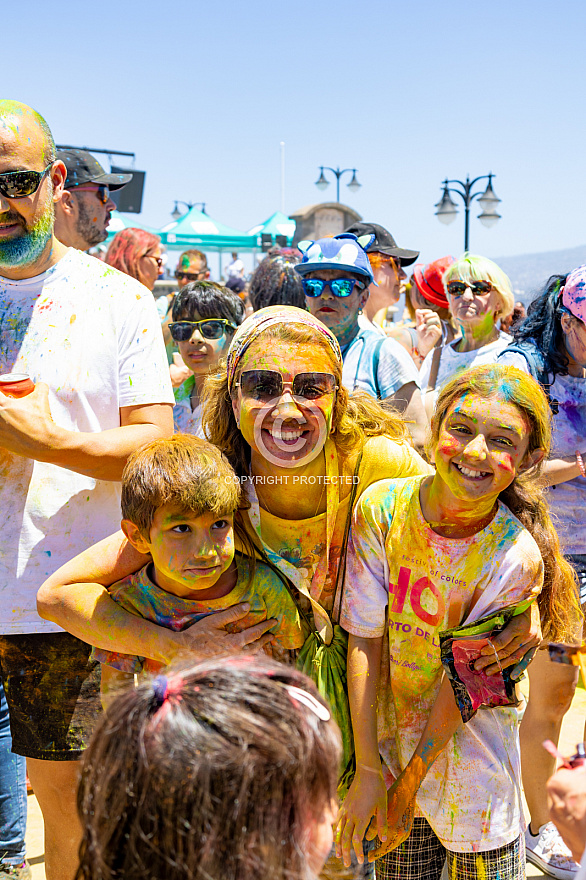 Holi - festival de los colores - Puerto de la Cruz