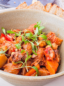 Ropa vieja vegetariana