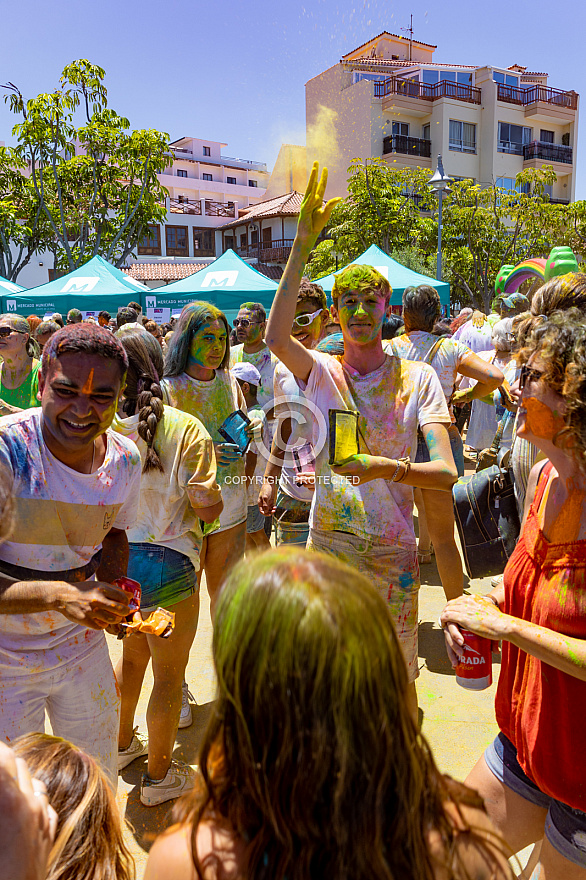 Holi - festival de los colores - Puerto de la Cruz