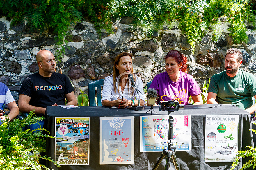 Bioagaete 2019 Rueda de Prensa - Huerto de las Flores - Agaete