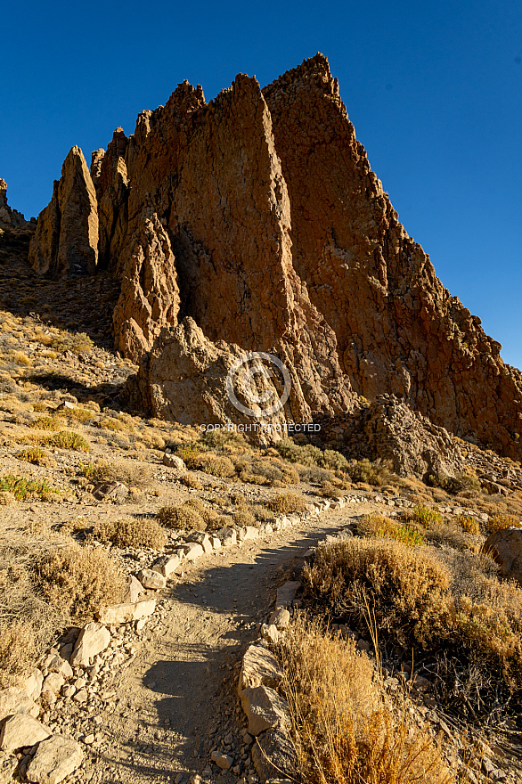 sendero roques de garcía - cañadas del teide - tenerife