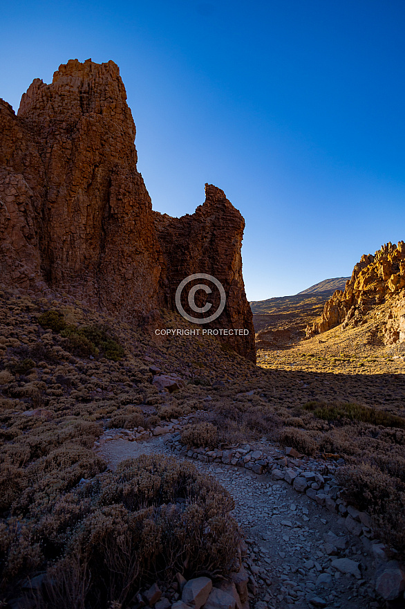 sendero roques de garcía - cañadas del teide - tenerife