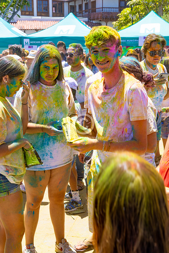 Holi - festival de los colores - Puerto de la Cruz