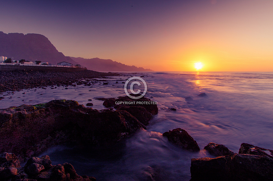 Agaete Las Salinas sunset