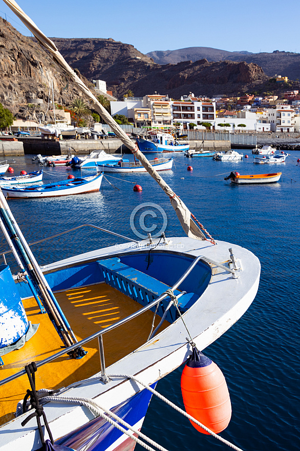 Puerto de Santiago en La Gomera